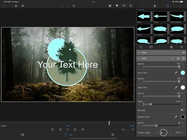 LumaFusion - بهترین اپلیکیشن های خلاقیت آیپد برای ویرایش ویدیو