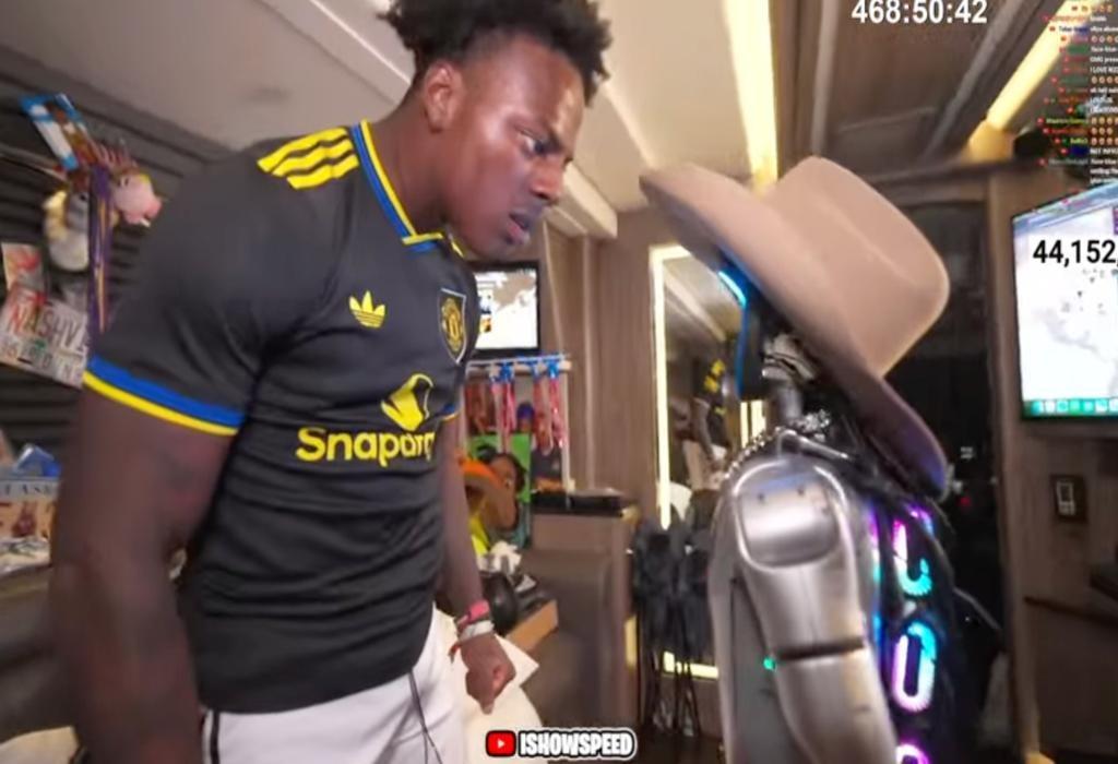 درگیری IShowSpeed با ربات انسان نما Rizzbot؛ جزئیات شکایت و خسارات