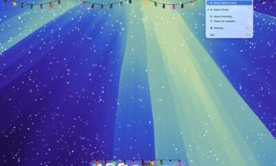 تزئینات فصلی آیفون و مک با اپلیکیشن Festivitas؛ چراغ های تعطیلات و برف مجازی