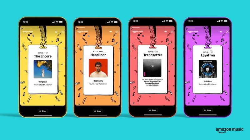 خلاصه سال آمازون موزیک – آمار گوش دادن