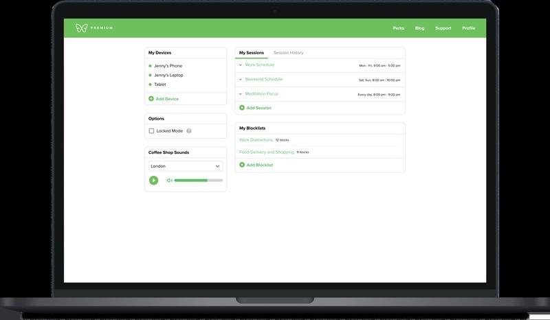 تصویر برنامه Freedom مسدود کننده حواس پرتی