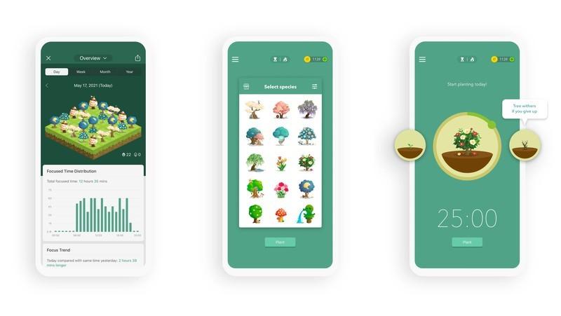 برنامه Forest مسدود کننده حواس پرتی با رویکرد گیمیفیکیشن