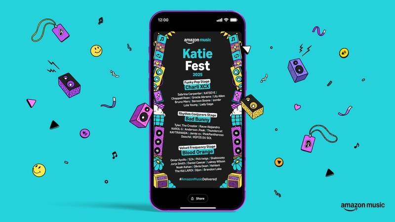 نمونه کارت های خلاصه سال آمازون موزیک