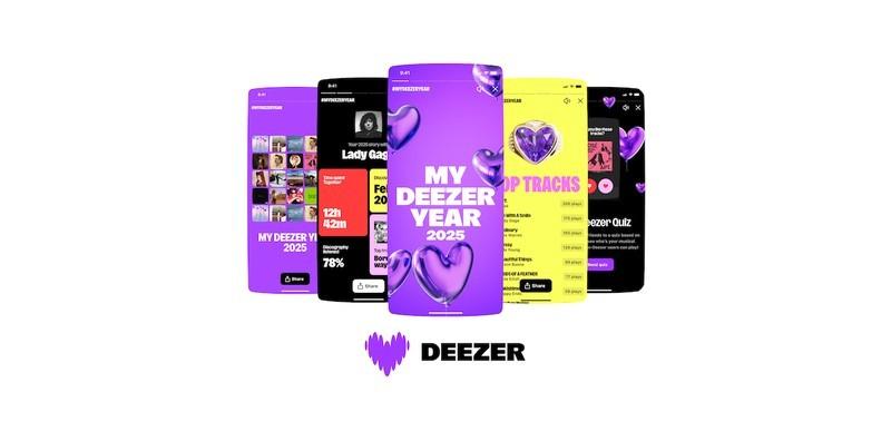 Deezer's annual recap feature, از پلتفرم های مشابه اسپاتیفای رپد