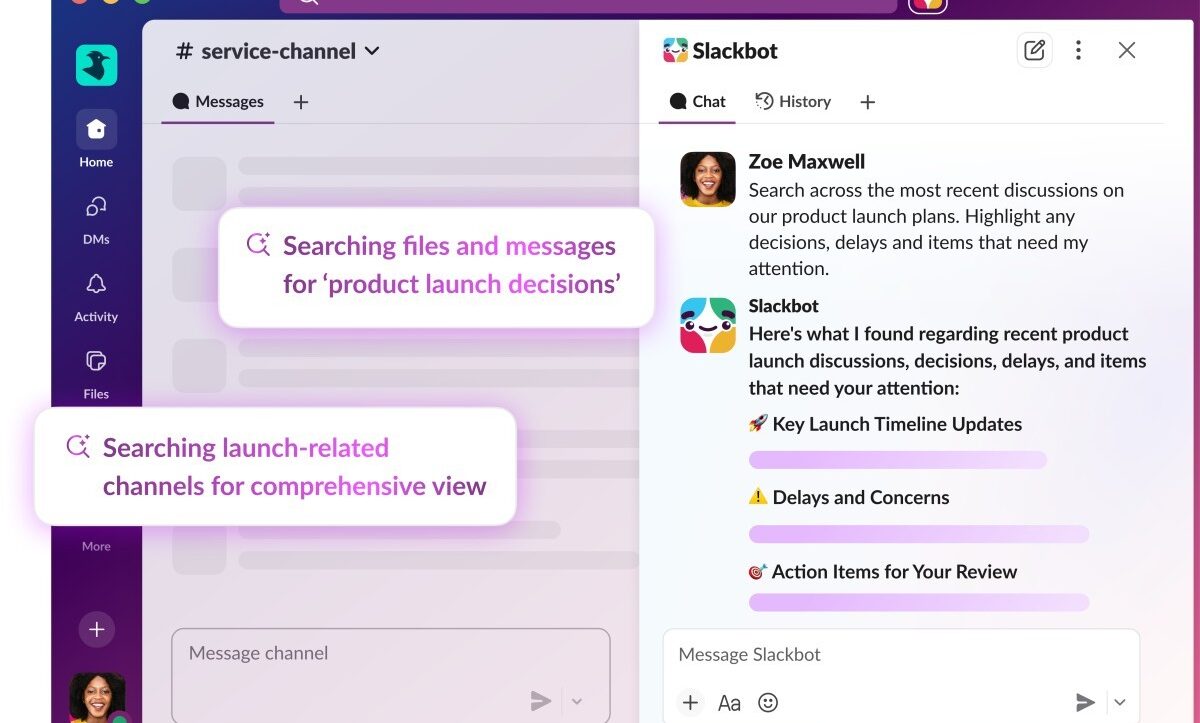 تحول اسلک بات به یک هوش مصنوعی برای کارهای اداری