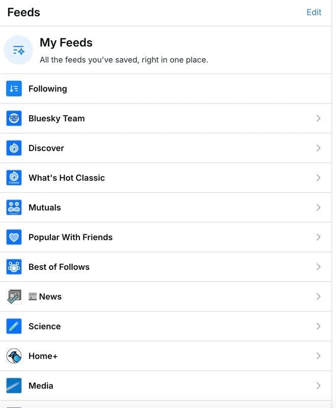 تصویری از برنامه های بهبود فید در ویژگی های جدید بلواسکای
