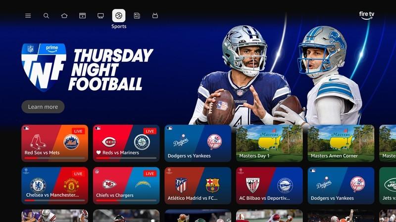 تب های محتوای جدید Fire TV