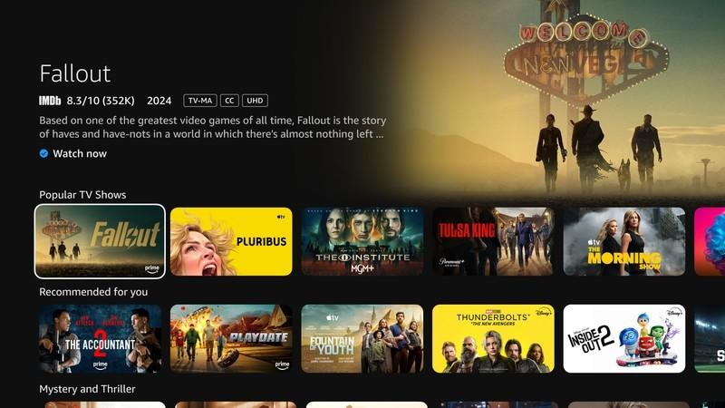 ناوبری جدید Fire TV