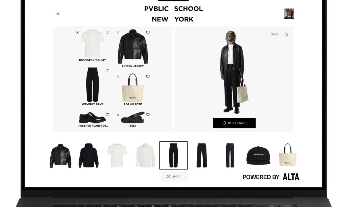 همکاری اپلیکیشن Alta با Public School برای پرو لباس مجازی