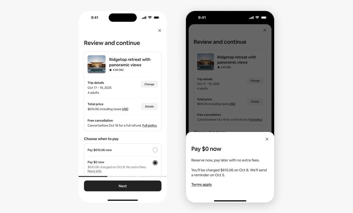 ایربی ان بی قابلیت رزرو بدون پیش پرداخت را جهانی کرد