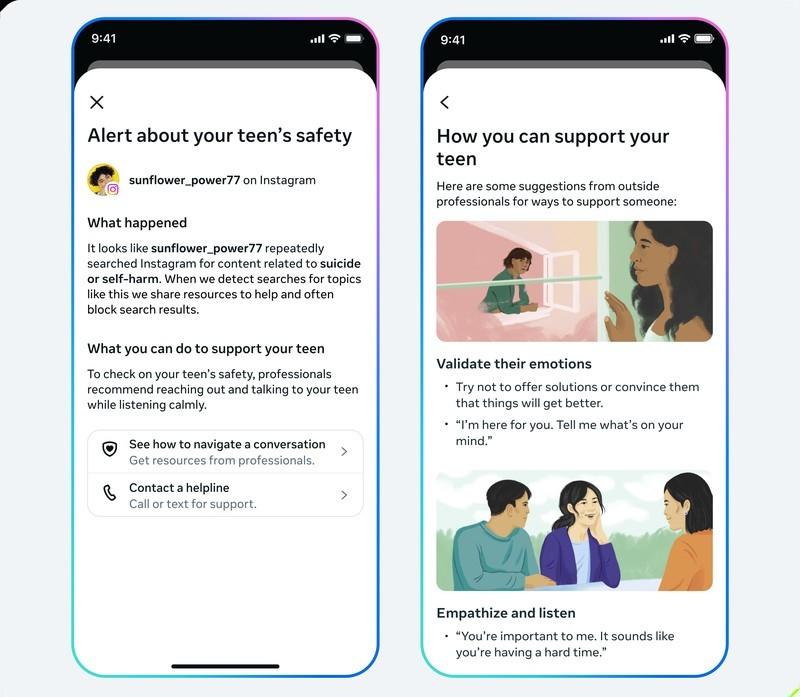 هشدار اینستاگرام به والدین نوجوانان