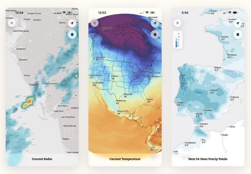 تنظیمات نوتیفیکیشن های شخصی سازی شده برای هواشناسی دقیق و مطمئن