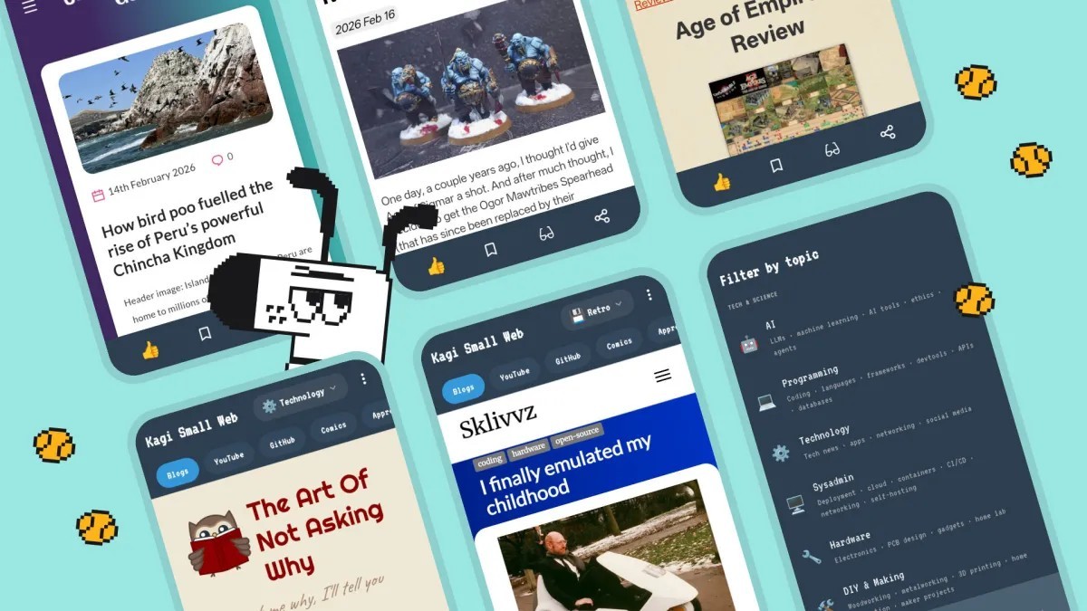 کگی مجموعه منتخب وب انسانی خود را به دنیای موبایل می آورد