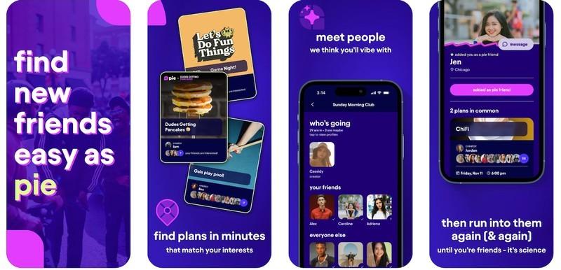 اپلیکیشن دوست یابی Pie