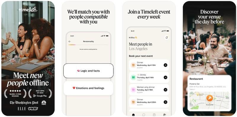 اپلیکیشن دوست یابی Timeleft