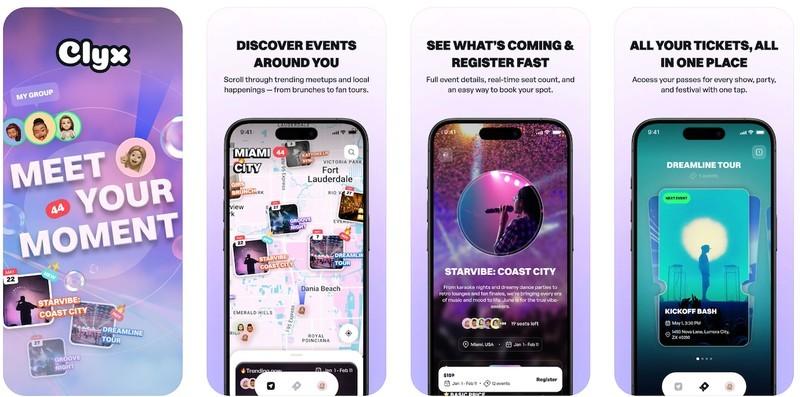 برنامه دوست یابی Clyx